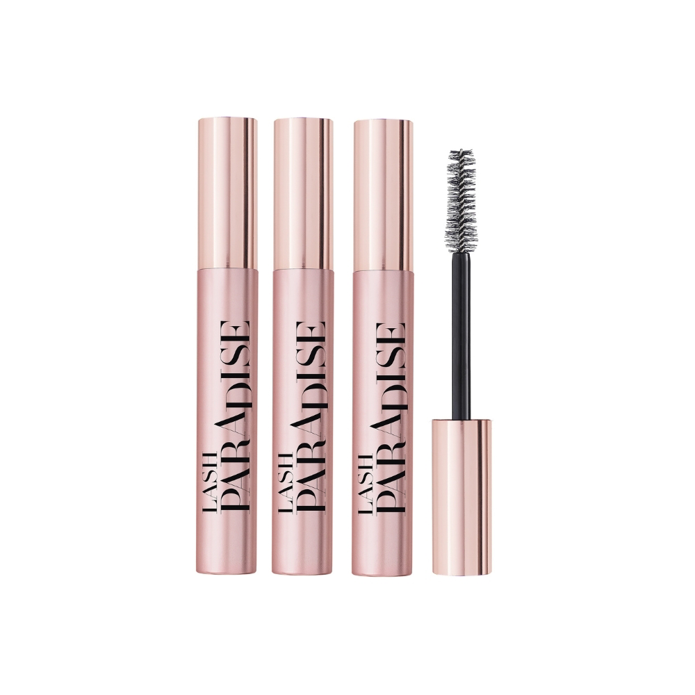 3 x L'Oreal Paris Lash Paradise Mascara 6.4mL - Black