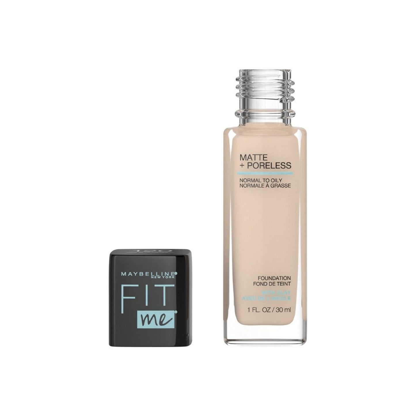 3 x Maybelline Fit Me Matte & Poreless Mattifying Liquid Foundation 30mL - 120 Classic Ivory