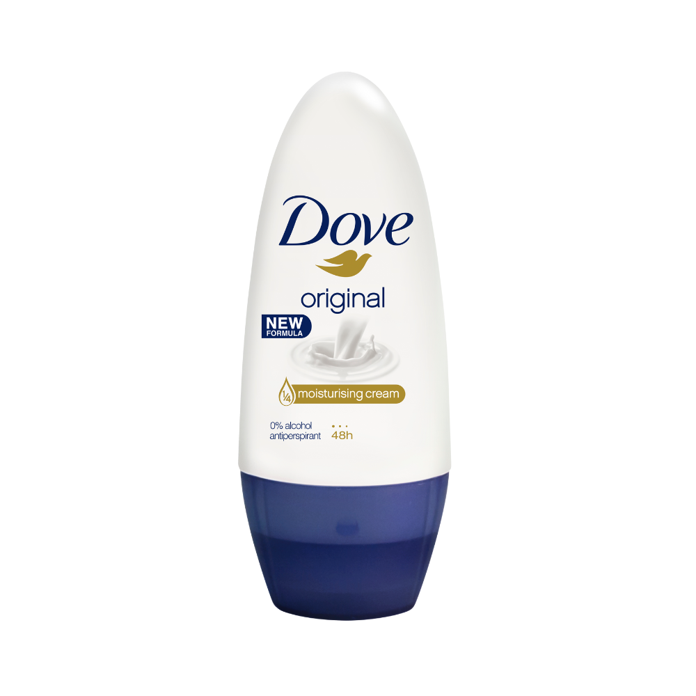 6 x Dove Original Deodorant Roll On 50mL