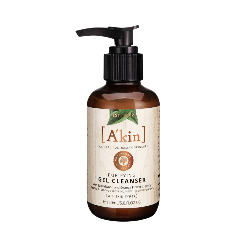 A'kin Purifying Gel Cleanser With Sandalwood and Orange Flower 150mL