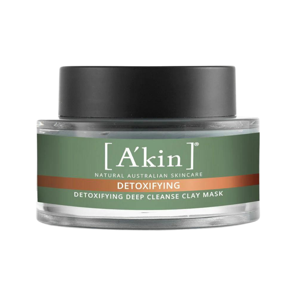 3 x A'kin Detoxifying Deep Cleanse Clay Mask 60g