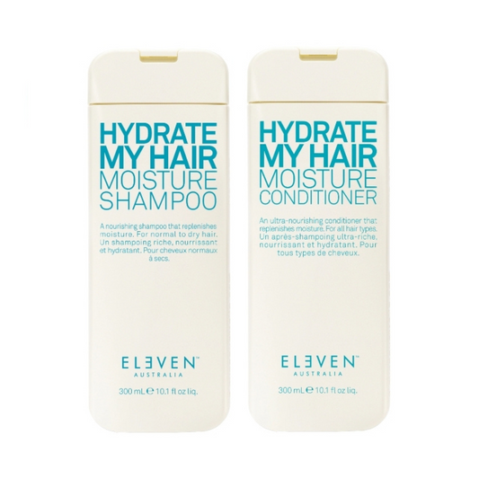 Eleven Australia Hydrate My Hair Moisture Shampoo & Conditioner 300mL Duo