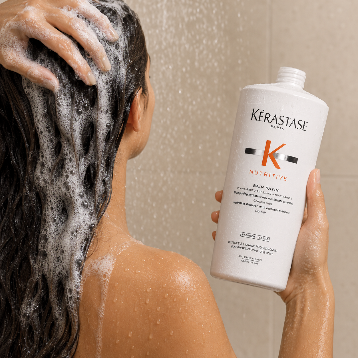 Kerastase Nutritive Bain Satin Hydrating Shampoo 1 Litre/1000mL