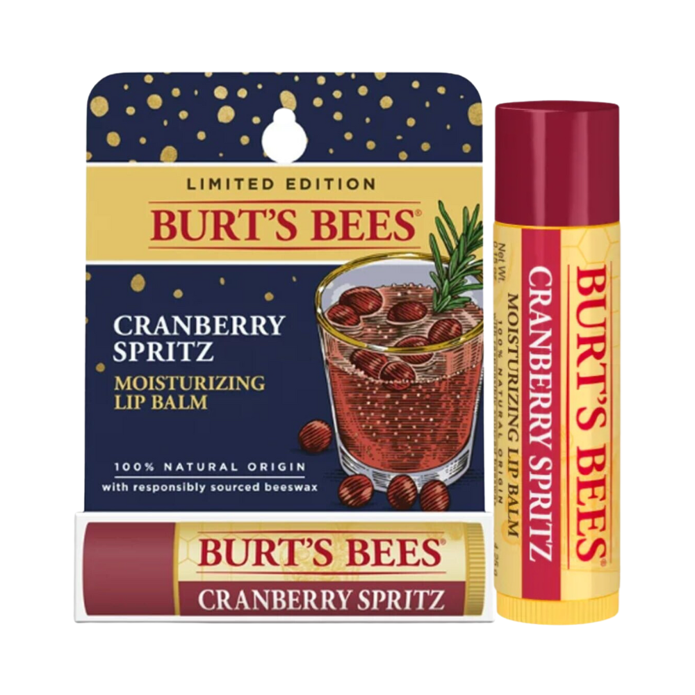 3 x Burt's Bees Cranberry Spritz Lip Balm 4.25g