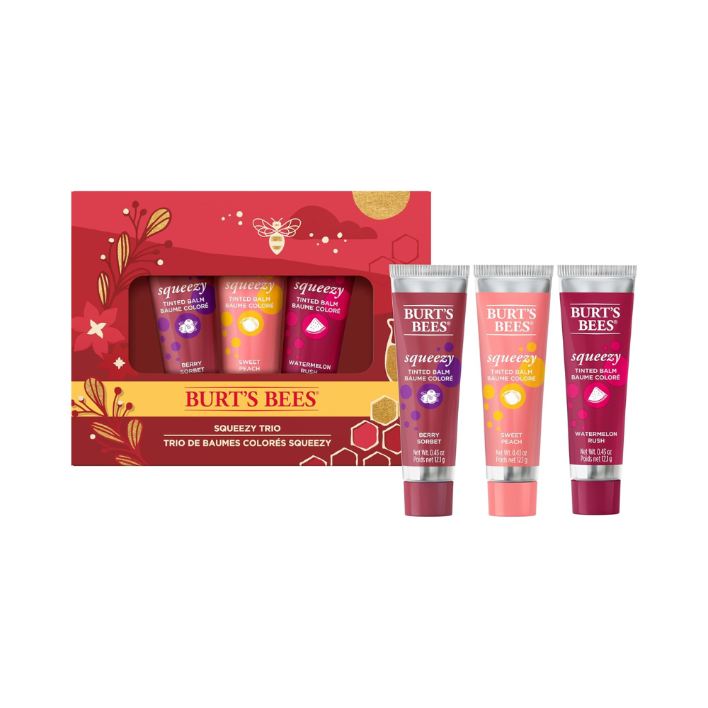 Burt's Bees Squeezy Tinted Lip Balm Trio Gift Set