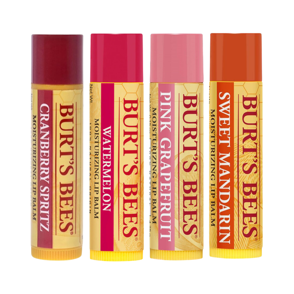 Burt's Bees Sweet Summer Lip Balm Set 4x4.25g