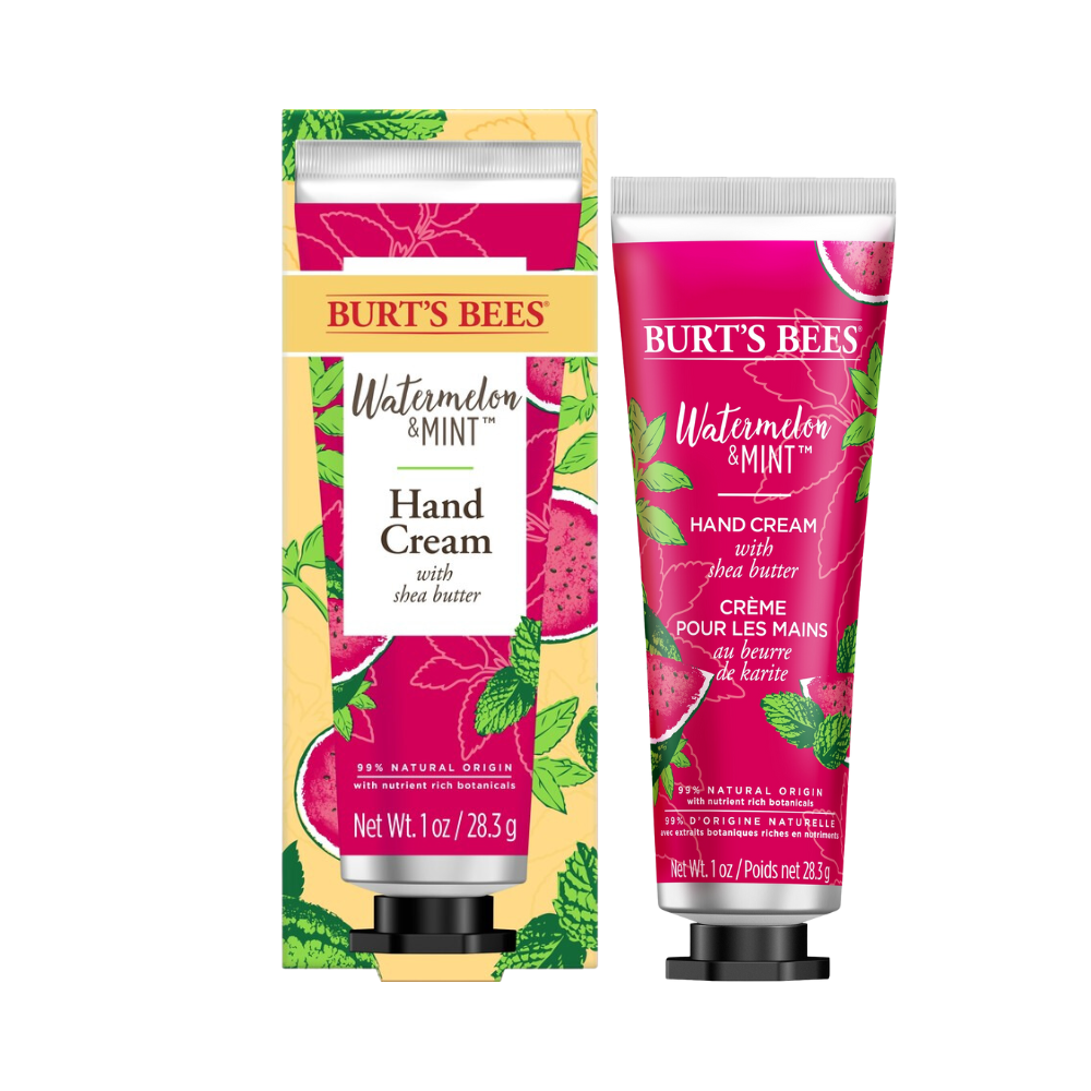 3 x Burt's Bees Watermelon & Mint Hand Cream 28.3g