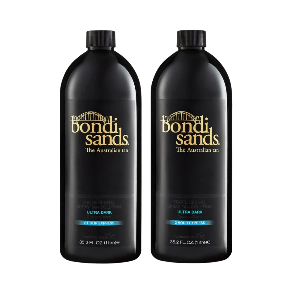 2 x Bondi Sands Salon Tan Solution Ultra Dark 1 Litre – On Trend Beauty