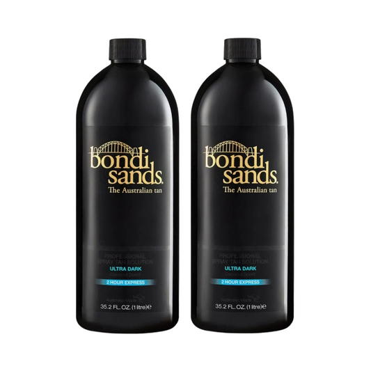 2 x Bondi Sands Salon Tan Solution Ultra Dark 1 Litre