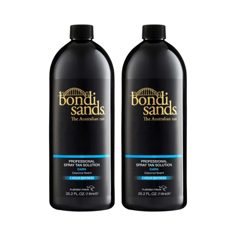 2 x Bondi Sands Salon Tan Solution Dark 1 Litre