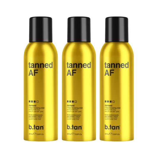 3 x b.tan tanned AF bronzing mist 200mL