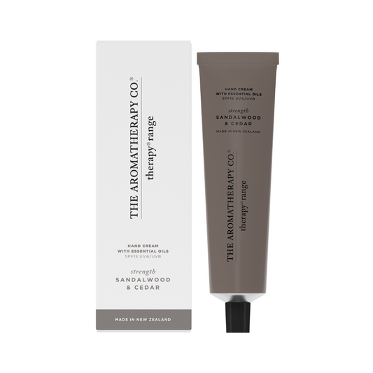 The Aromatherapy Co. Therapy Hand Cream SPF15 Sandalwood & Cedar 75mL