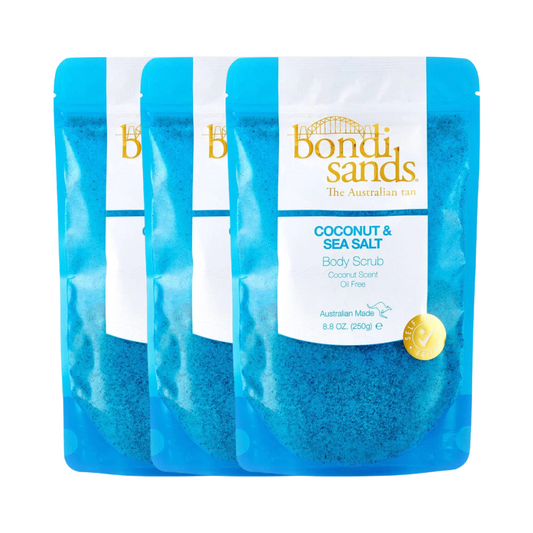 3 x Bondi Sands Coconut & Sea Salt Body Scrub 250g