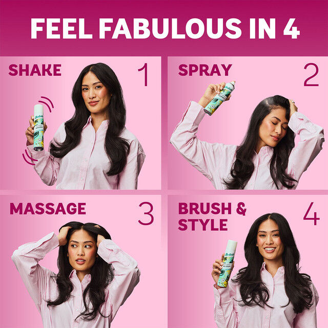 6 x Batiste Dry Shampoo Blush 200mL