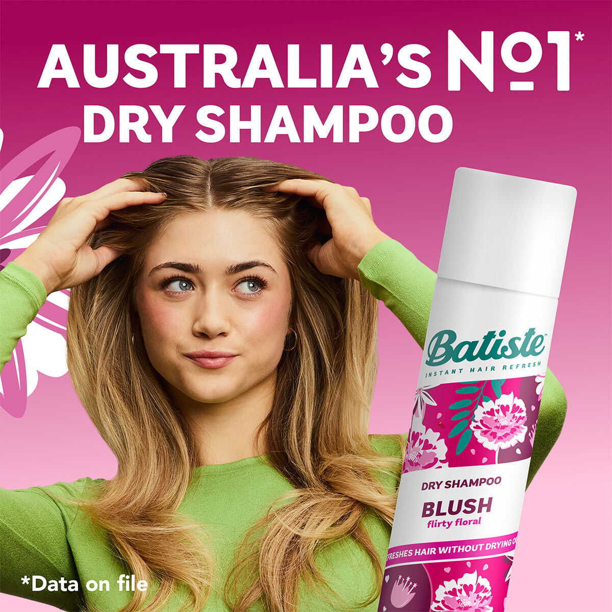 6 x Batiste Dry Shampoo Blush 200mL