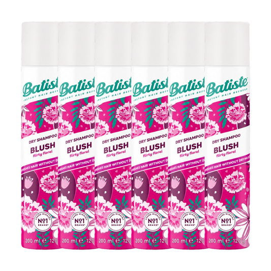 6 x Batiste Dry Shampoo Blush 200mL