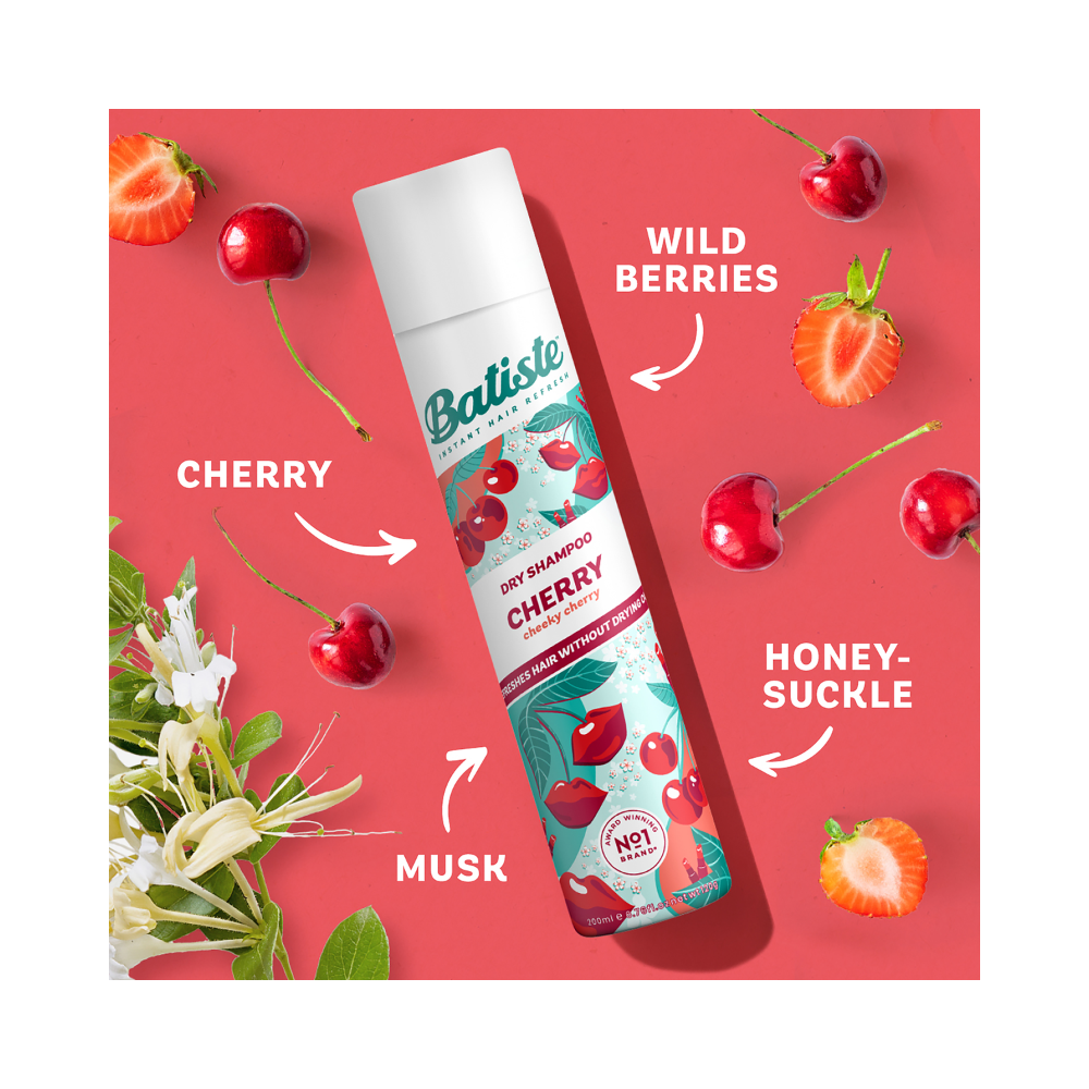 6 x Batiste Dry Shampoo Cherry 200mL