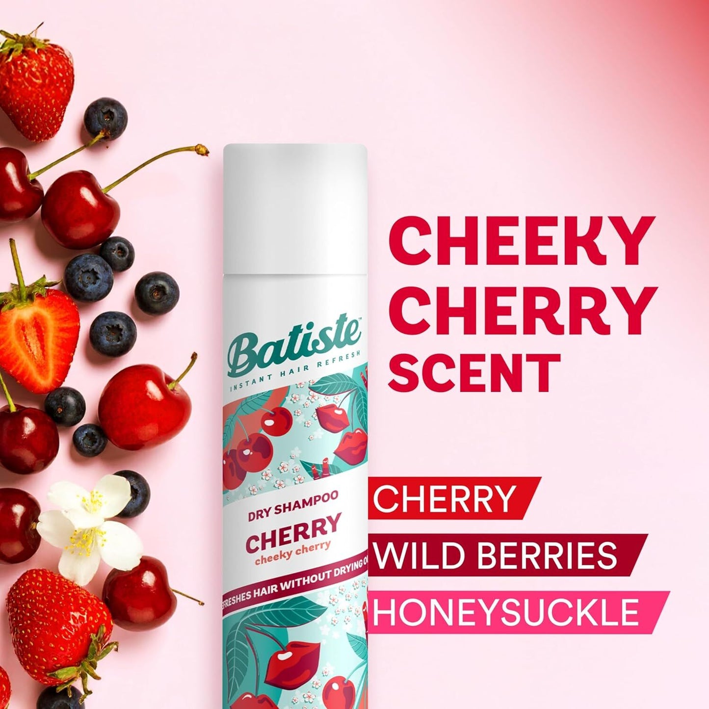 6 x Batiste Dry Shampoo Cherry 200mL