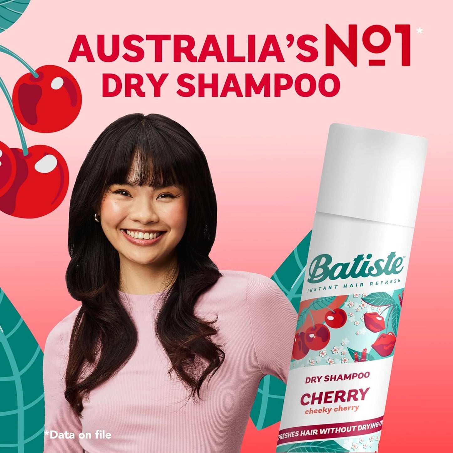 6 x Batiste Dry Shampoo Cherry 200mL