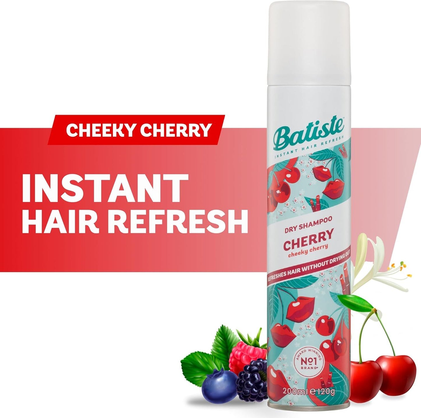 6 x Batiste Dry Shampoo Cherry 200mL