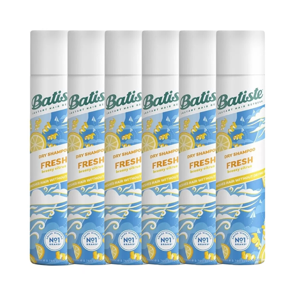 6 x Batiste Dry Shampoo Fresh 200mL