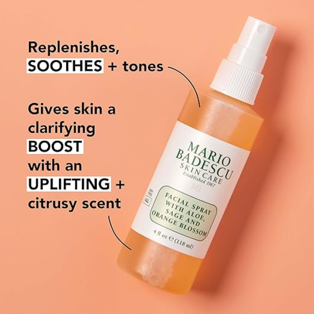 Mario Badescu Facial Spray with Aloe, Sage & Orange Blossom 236mL