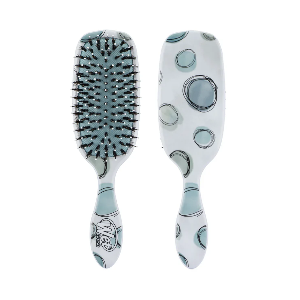 Wet Brush Shine Enhancer Motif - Teal Dots