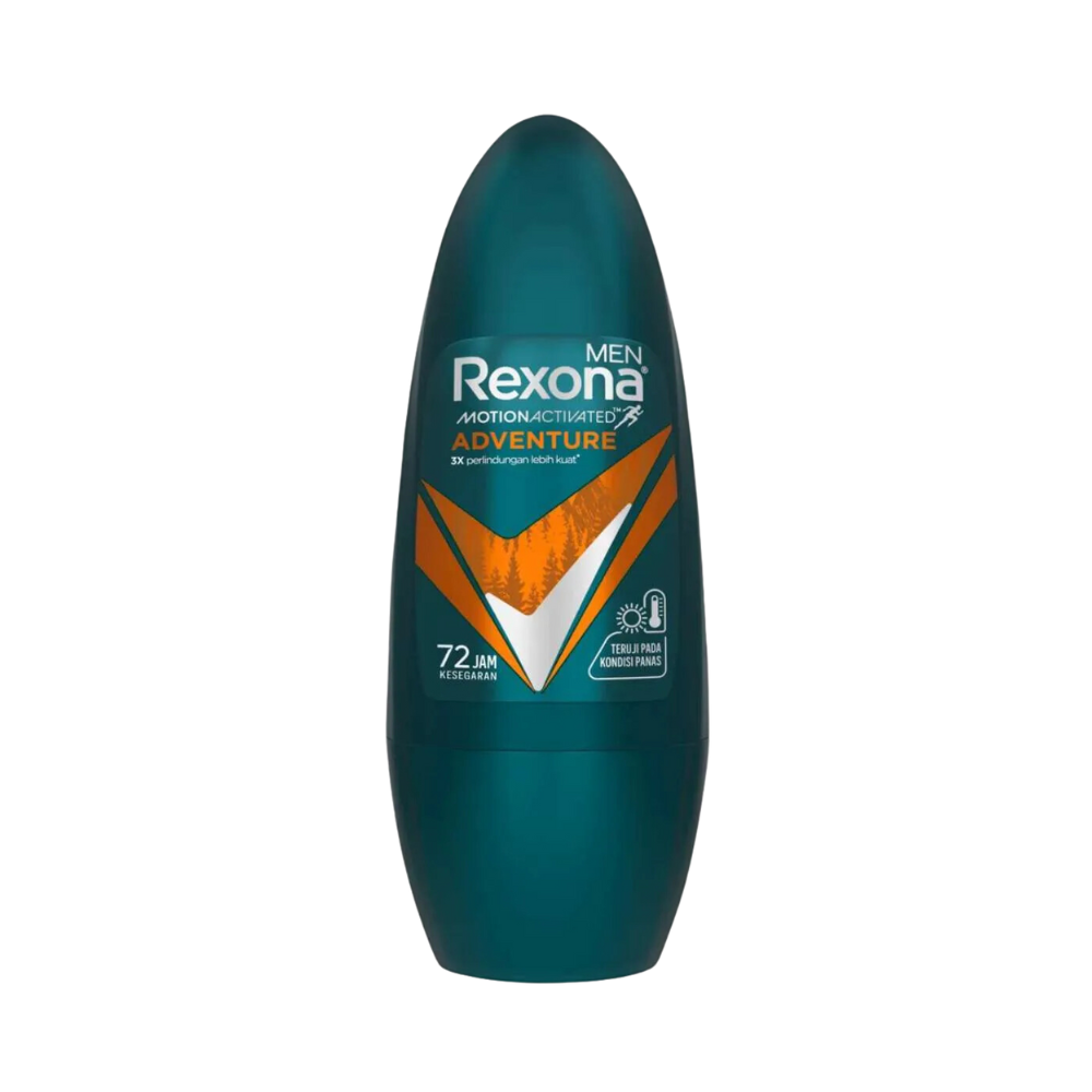 6 x Rexona Men Deodorant Roll On Adventure 45mL