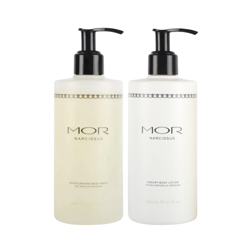 MOR Narcissus Body Wash & Lotion 300mL Duo