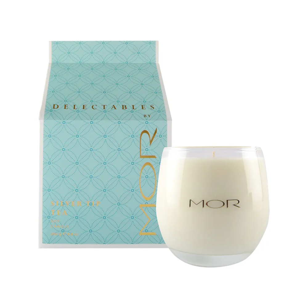 MOR Delectables Candle 250g - Silver Tip Tea