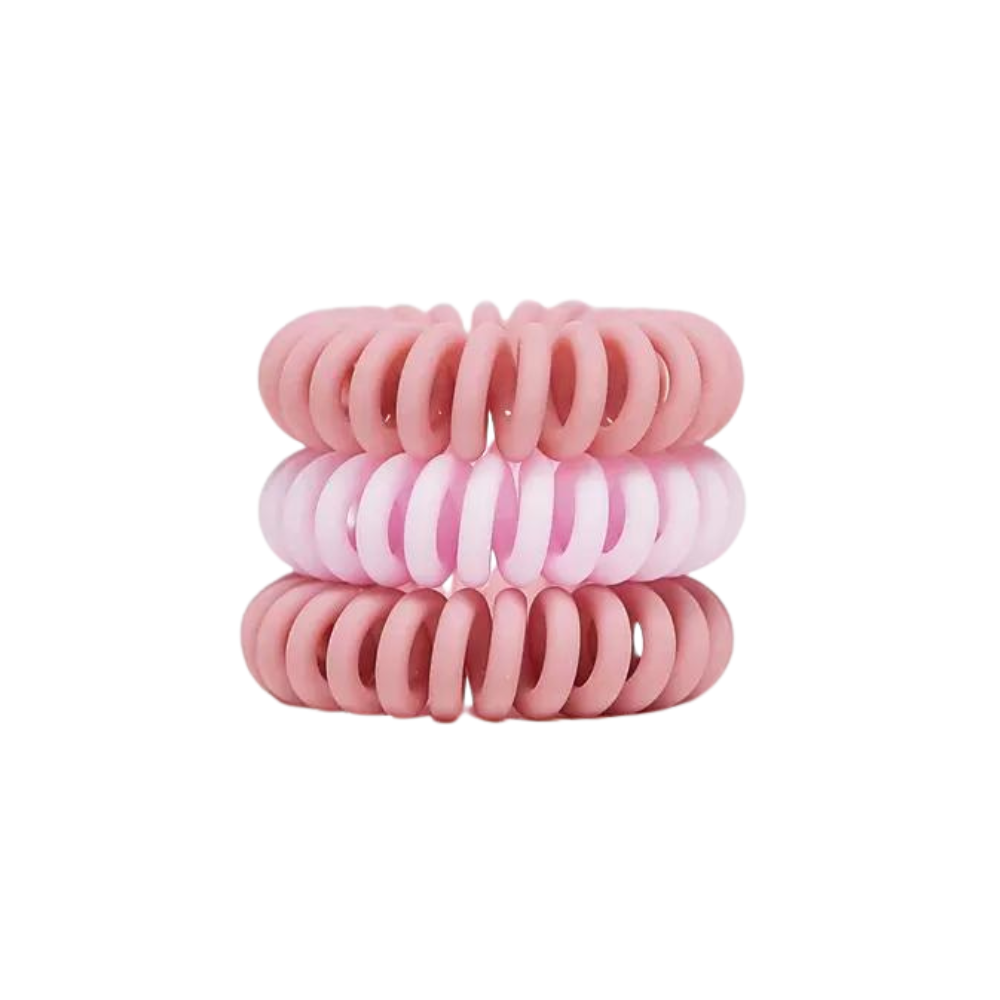 Invisibobble Original Spiral Traceless Hair Ties 3Pk - The Pinks