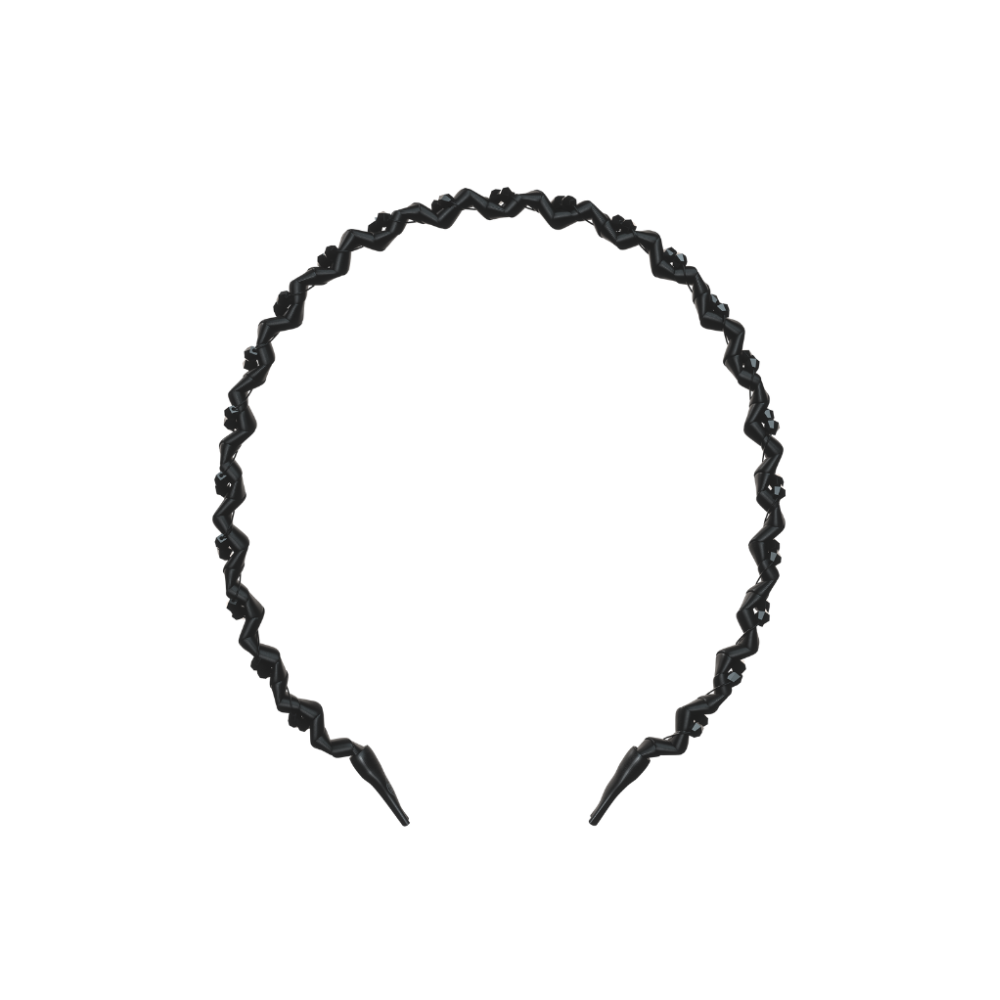 Invisibobble Hairhalo Stylish Traceless Adjustable Headband - True Dark Sparkle