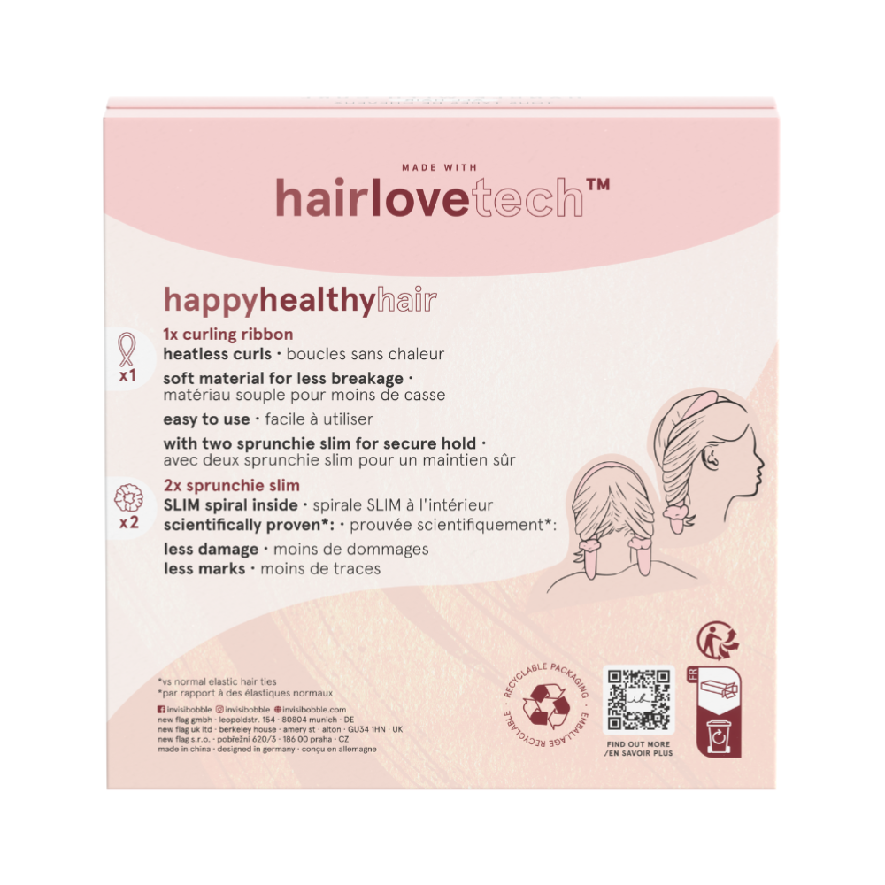 Invisibobble Handle with Curl Premium Silky Heatless Curling Set