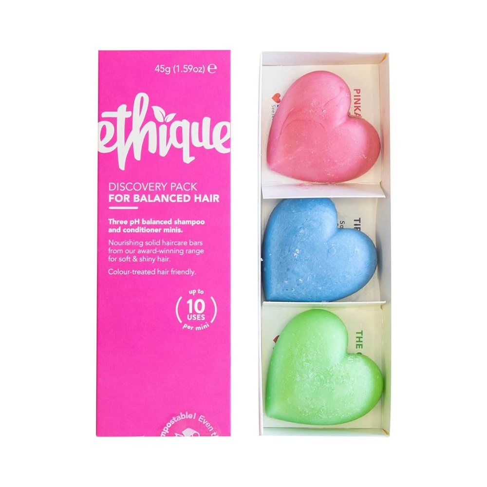 Ethique Discovery Minis 3 Pack - For Balanced Hair 45g