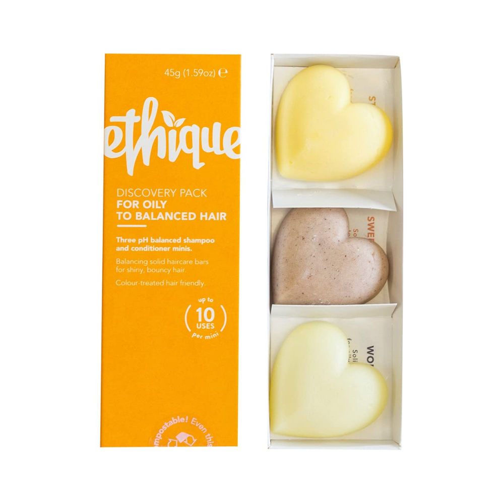 Ethique Discovery Minis 3 Pack - For Oily To Balanced 45g