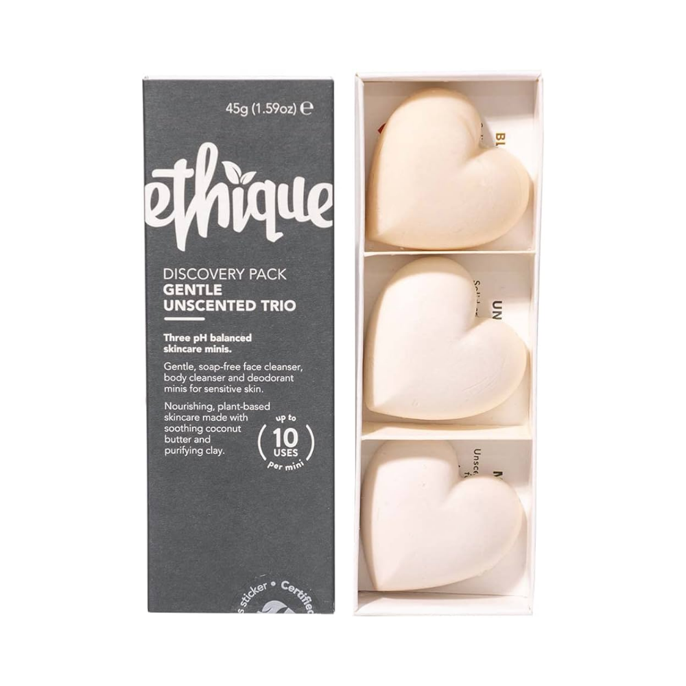 Ethique Discovery Minis 3 Pack - Gentle Unscented 45g