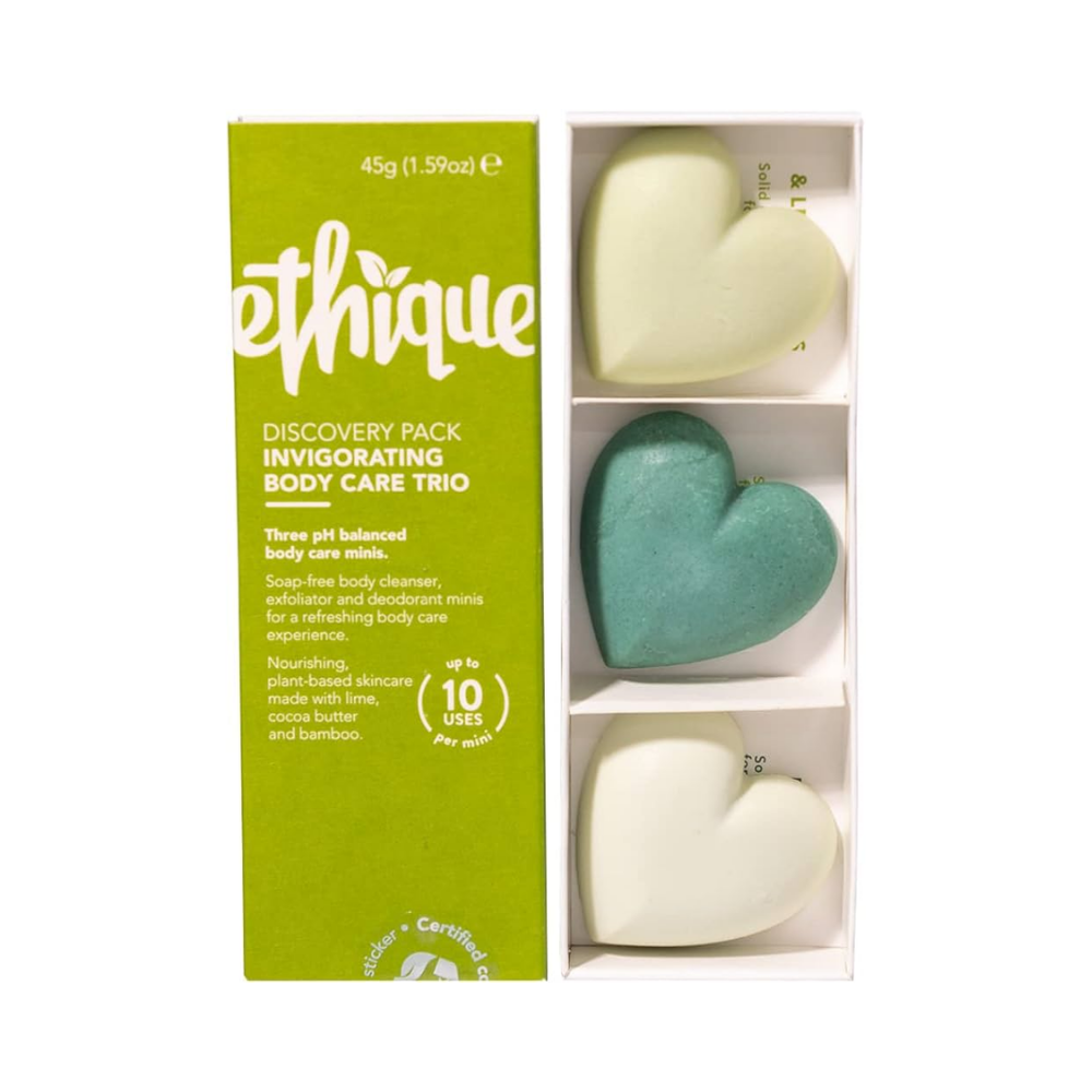 Ethique Discovery Minis 3 Pack - Invigorating Body Care 45g