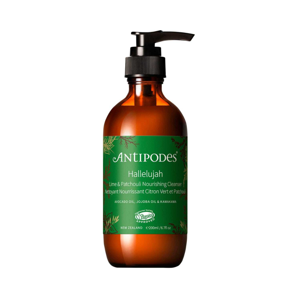 Antipodes Hallelujah Lime & Patchouli Nourishing Cleanser 200mL