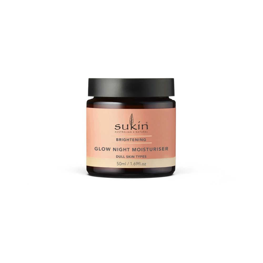 3 x Sukin Brightening Glow Night Moisturiser 50mL