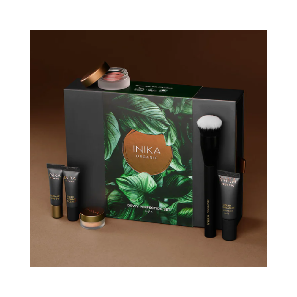 INIKA Organic Dewy Perfection Set - Light/Medium