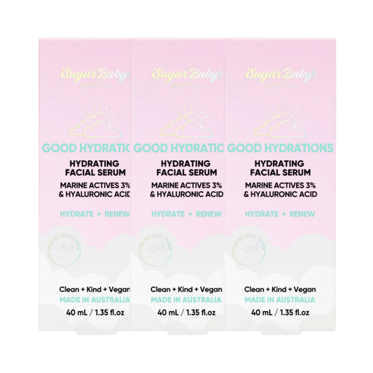 3 x SugarBaby Good Hydrations Hydrating Facial Serum 40mL