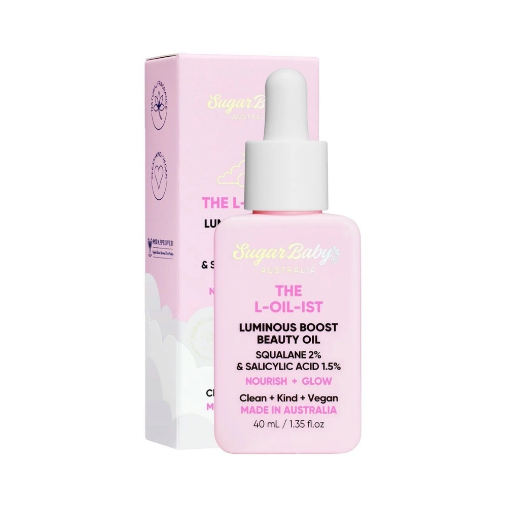 3 x SugarBaby The L-Oil-Ist Luminous Boost Beauty Oil 40mL