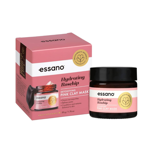 Essano Hydrating Rosehip Detoxifying Pink Clay Mask 50g