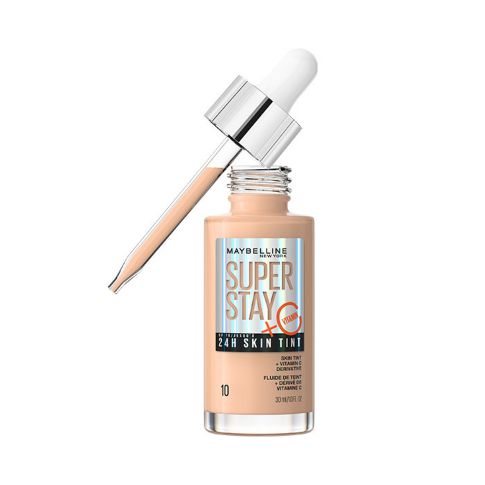 3 x Maybelline SuperStay 24 HR Skin Tint with Vitamin C 30mL - 10