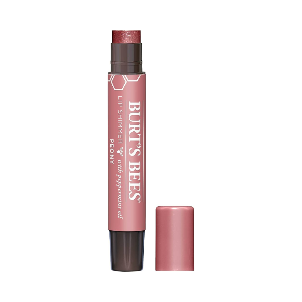 4 x Burt's Bees Lip Shimmer 2.6g - Peony