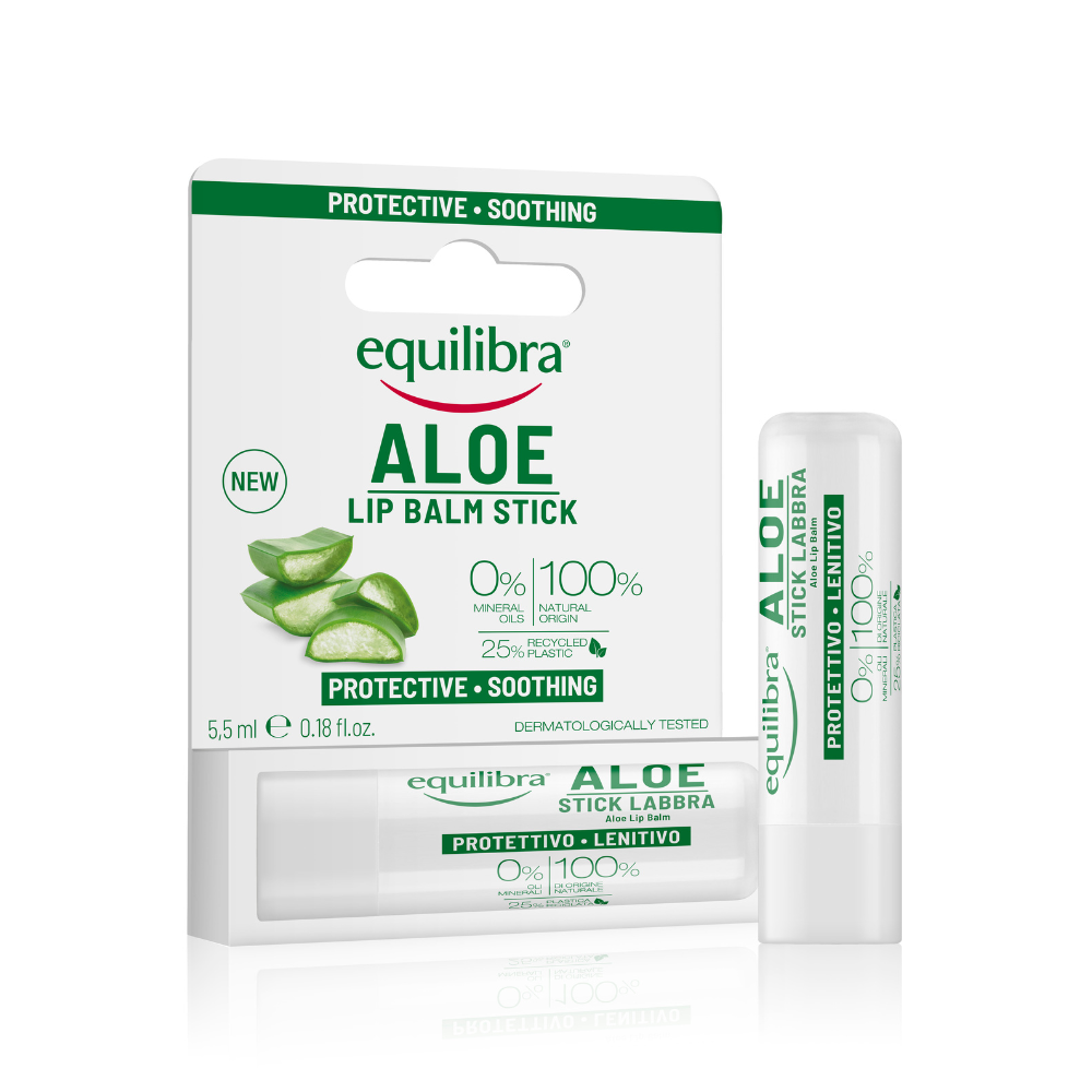 2 x Equilibra Aloe Vera Lip Balm 5.5mL