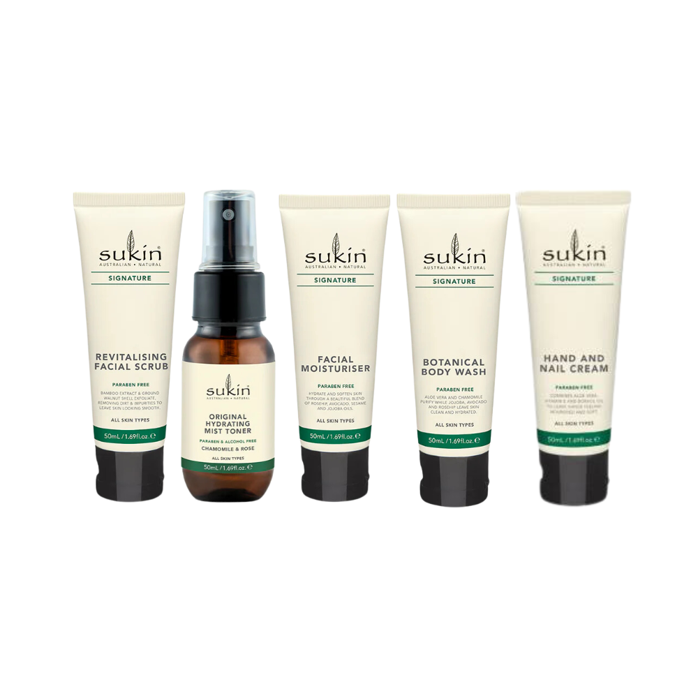 Sukin Mini 5 Piece Travel Set – On Trend Beauty