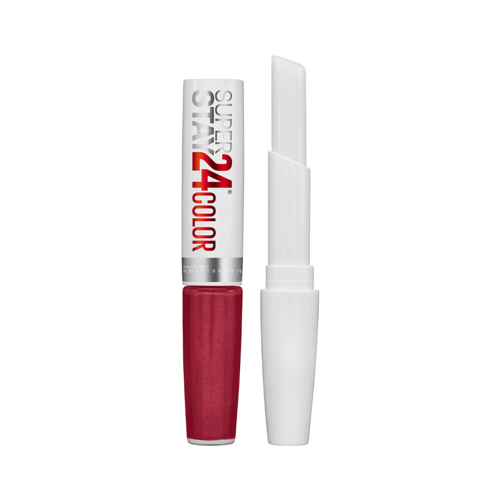 2 x Maybelline SuperStay 2-Step 24HR Color Liquid Lipstick 4.1mL - 015 All Day Cherry