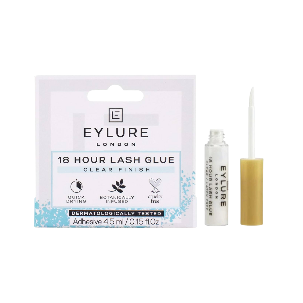 6 x Eylure London 18 Hour Lash Glue 4.5mL - Clear Finish