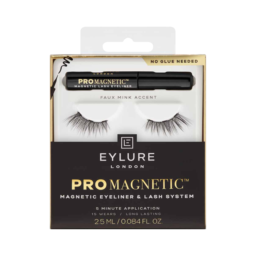 4 x Eylure London Pro Magnetic Eyeliner & Lash System - Faux Mink Accent